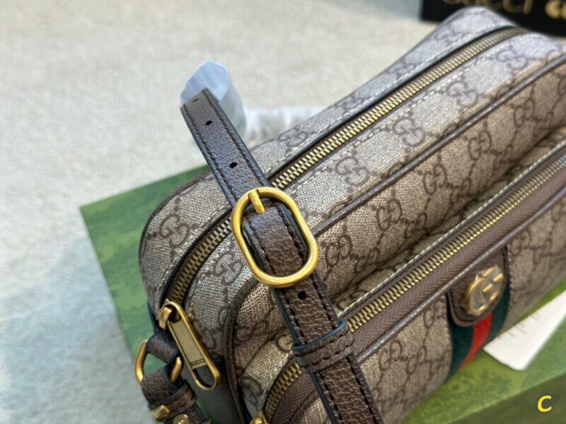 Gucci Ophidia GG Bag Mini Brown Best Quality - KingShooz Shop