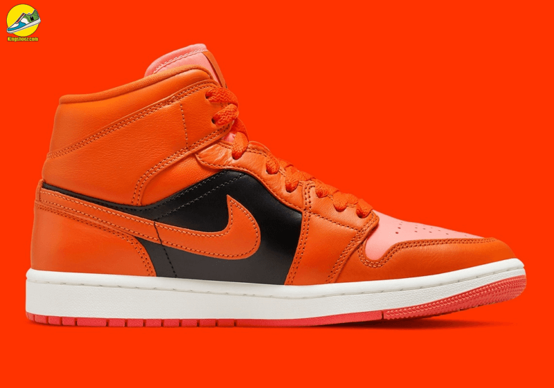 Air Jordan 1 Mid - Orange Black - KingShooz Shop