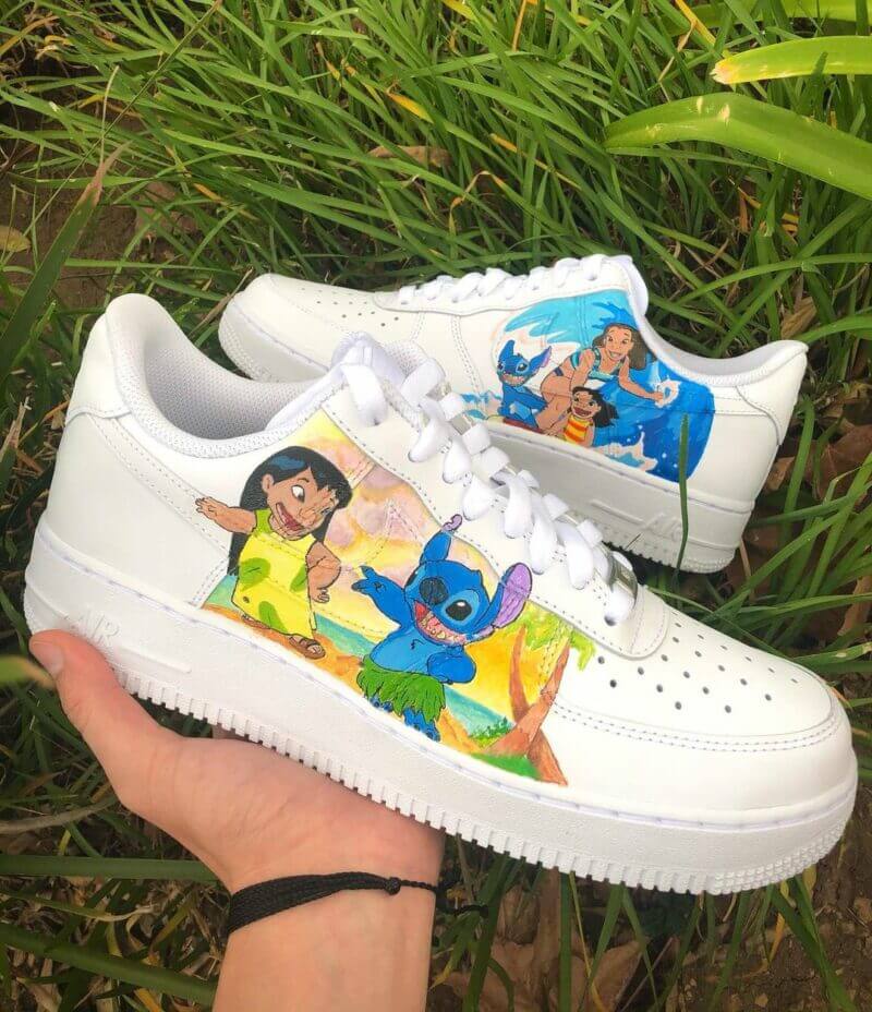 Lilo and Stitch Air Force 1 Custom - KingShooz Shop