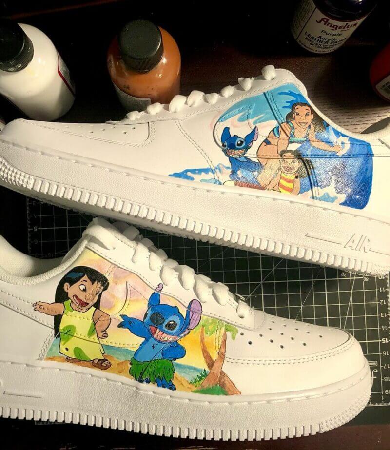 Lilo and Stitch Air Force 1 Custom - KingShooz Shop