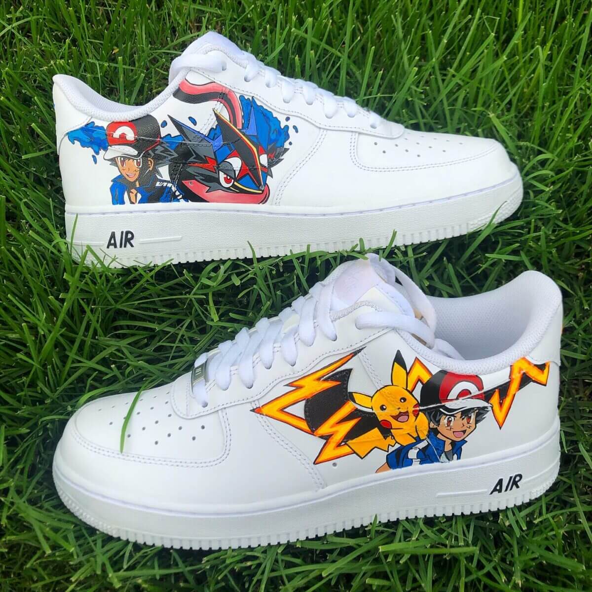 Pokemon - Pikachu Air Force 1 Custom - KingShooz Shop