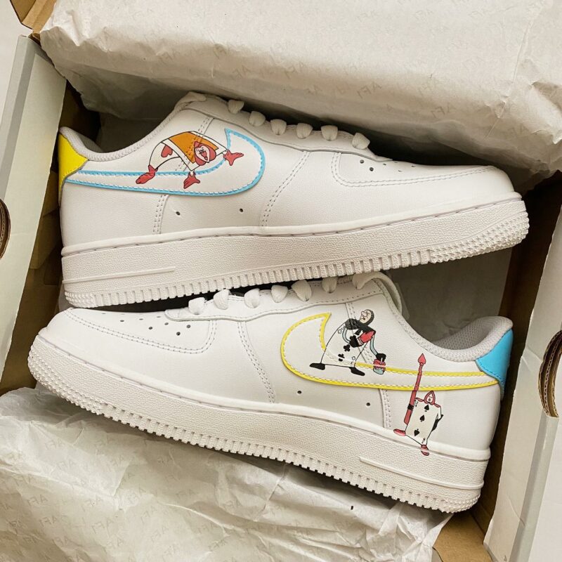 Alice in Wonderland Air Force 1 Custom - KingShooz Shop