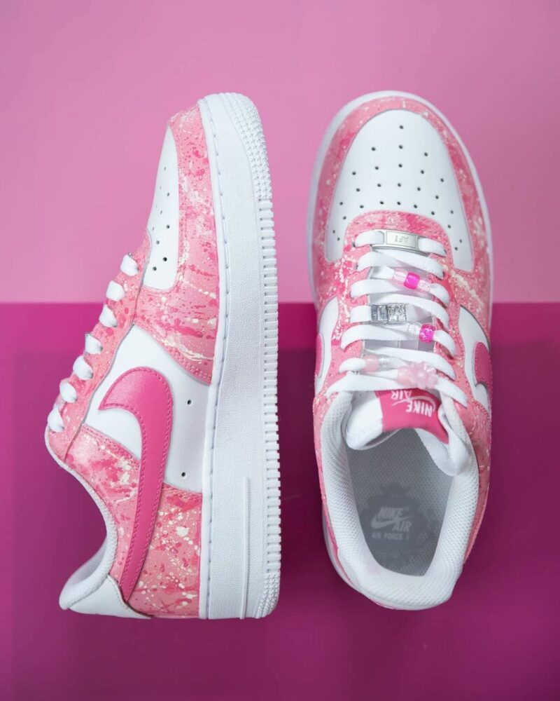 Baby Pink Air Force 1 Custom - KingShooz Shop