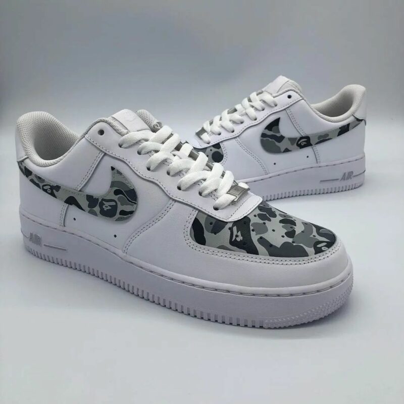 Bape Camo Air Force 1 Custom - KingShooz Shop