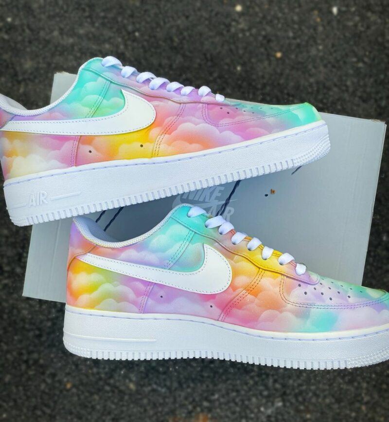 Cloudy Sunset Air Force 1 Custom 39108 - KingShooz Shop