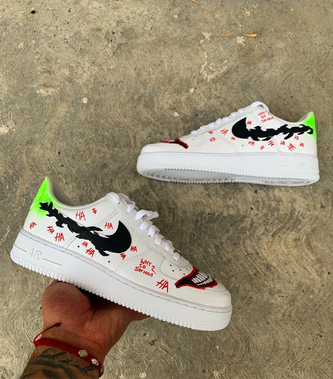 Joker Air Force 1 Custom - KingShooz Shop