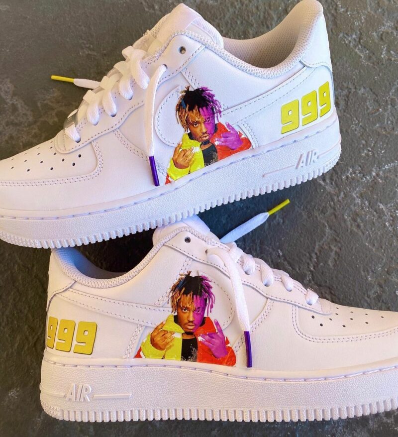 Juice WRLD Air Force 1 Custom - KingShooz Shop