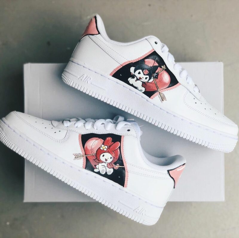 Melody x Kuromi Air Force 1 Custom - KingShooz Shop