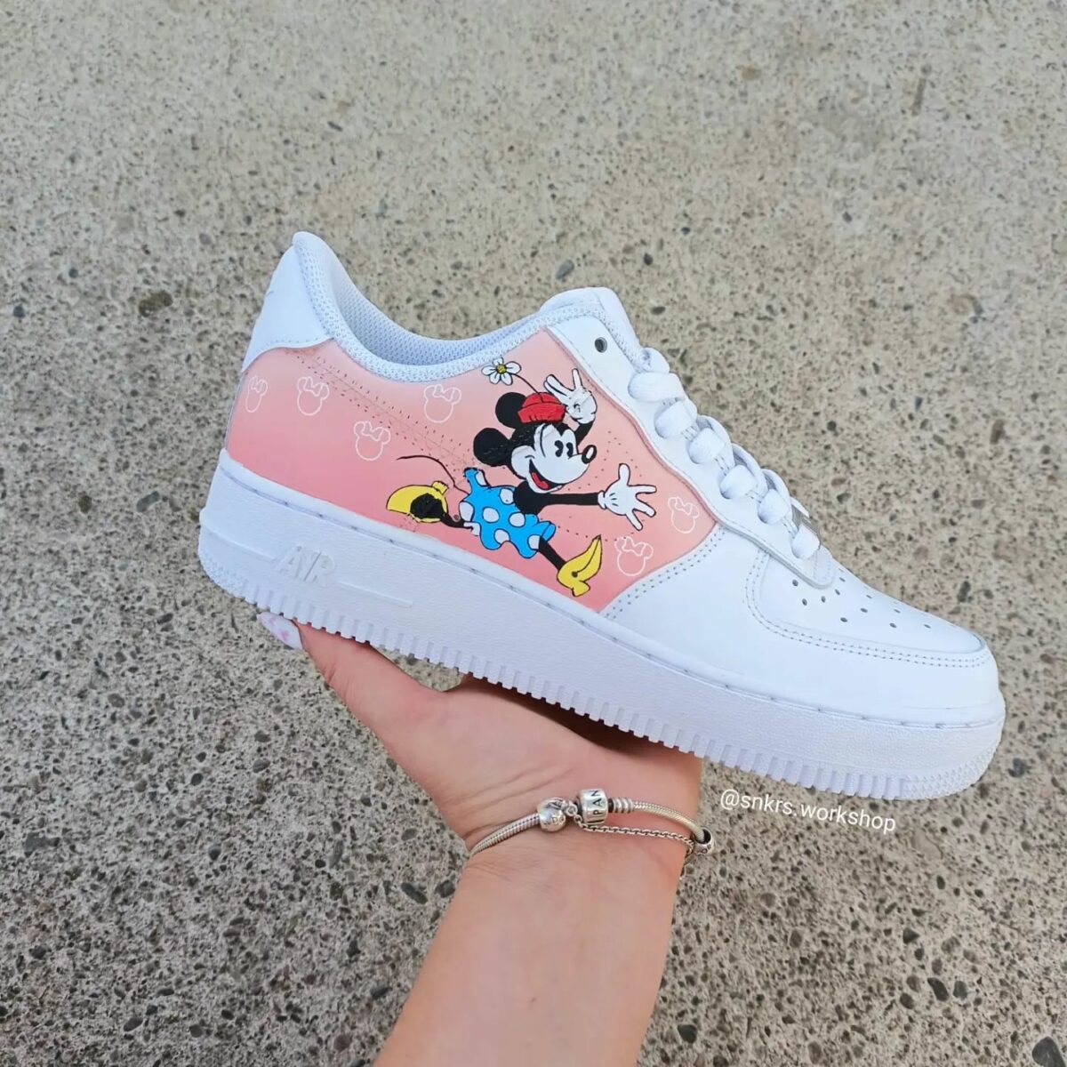 Minnie Mouse Air Force 1 Custom - KingShooz Shop