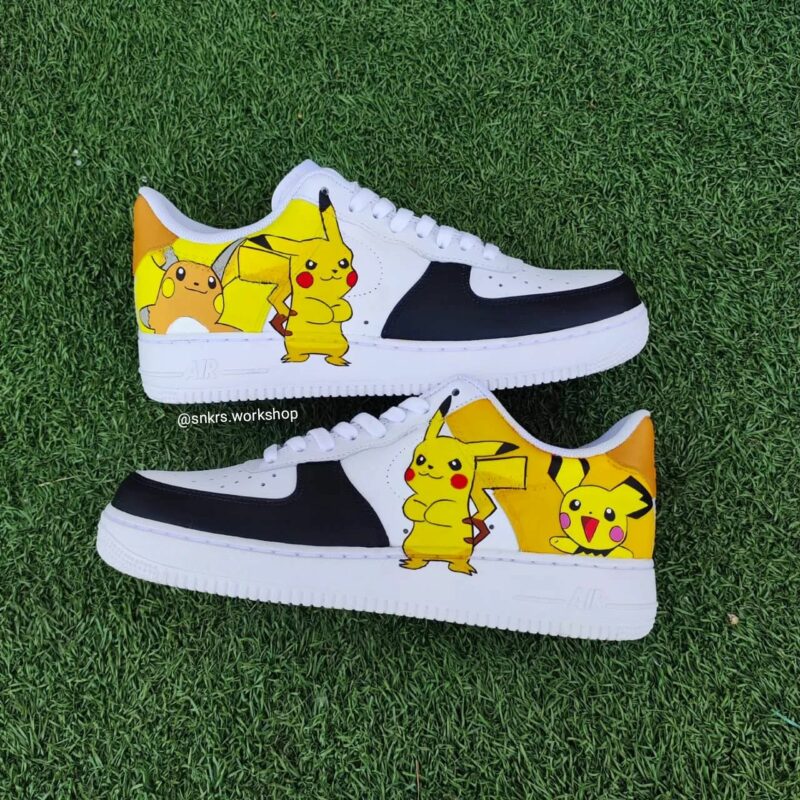 Pikachu Air Force 1 Custom 39108 - KingShooz Shop