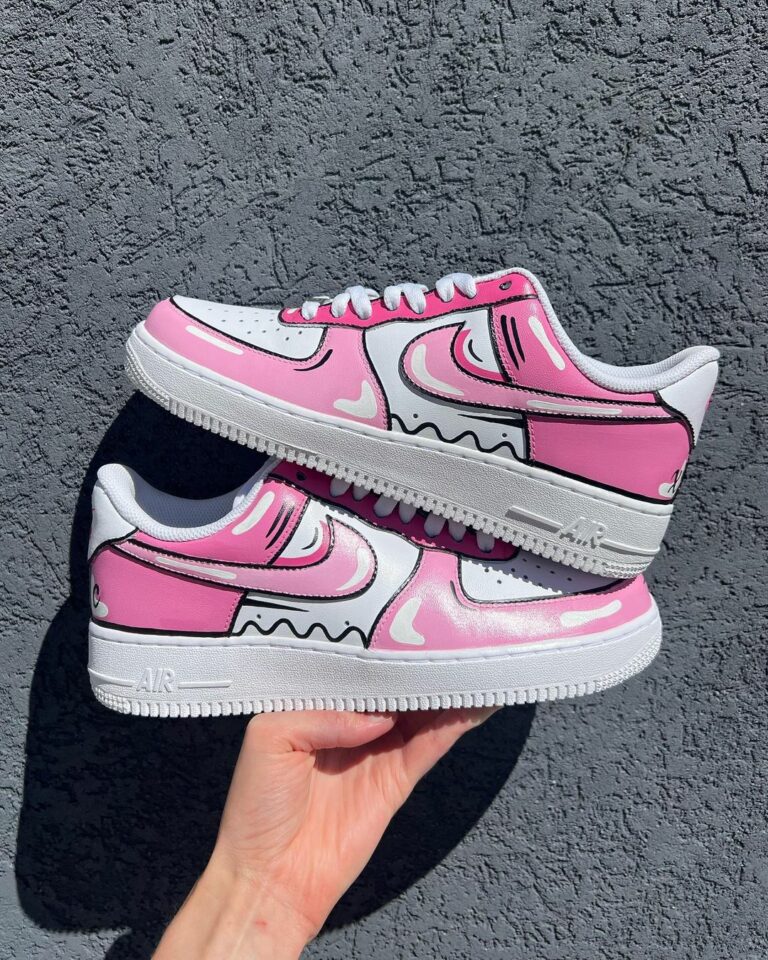 Pink Air Force 1 Custom 39188 - KingShooz Shop