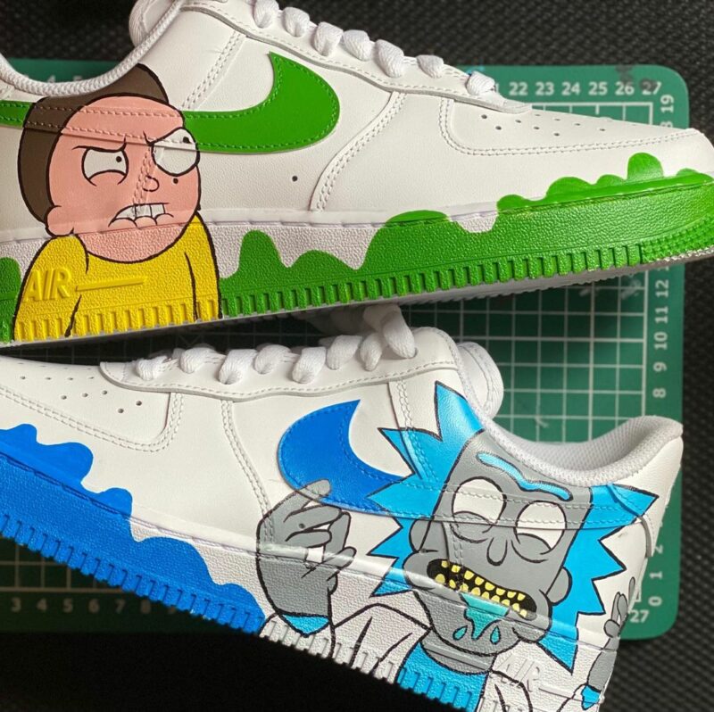 Rick and Morty Air Force 1 Custom - KingShooz Shop