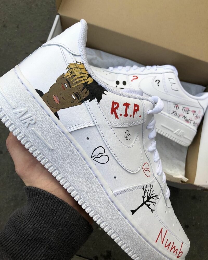 XXXTENTACION Air Force 1 Custom - KingShooz Shop