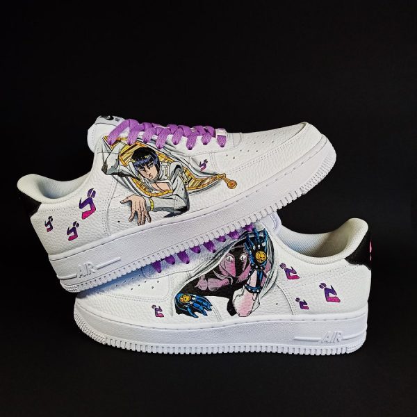 Killer Queen and Bucciarati Custom Air Force 1