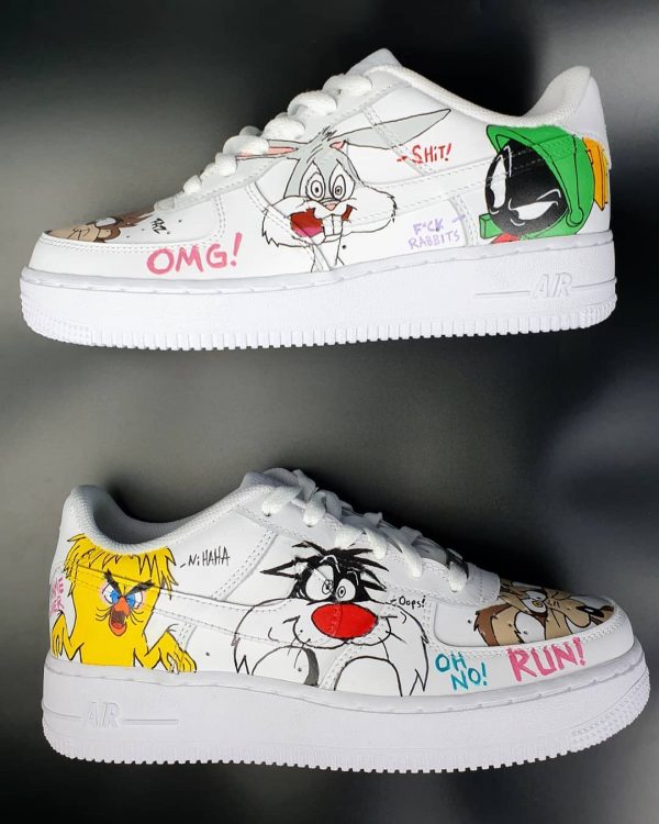 Looney Tunes Inspired Custom Air Force 1