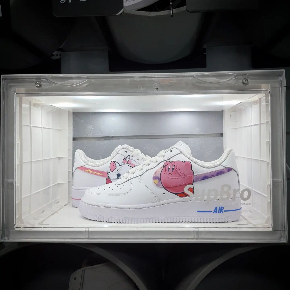 Marie Cat and Kirby Custom Air Force 1