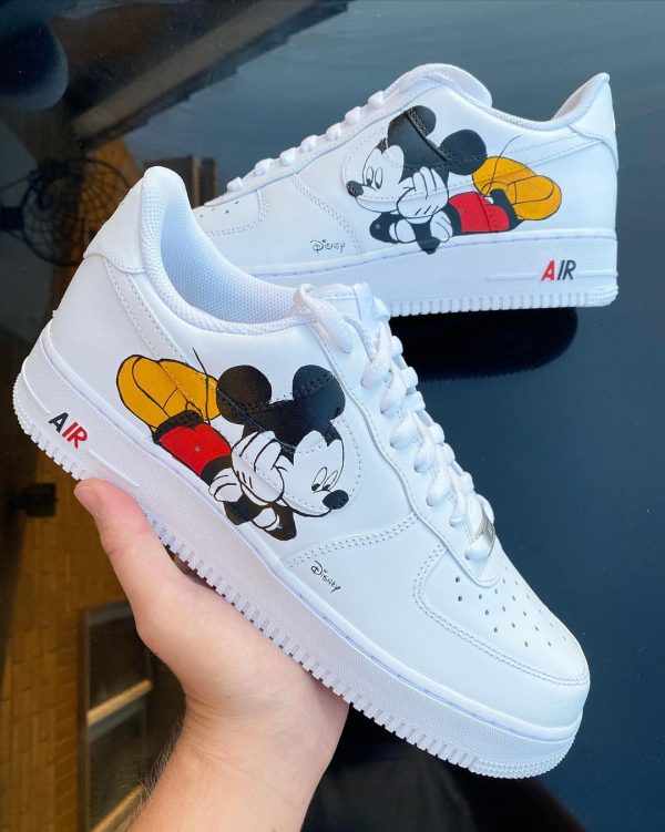 Mickey Mouse Inspired Custom Air Force 1