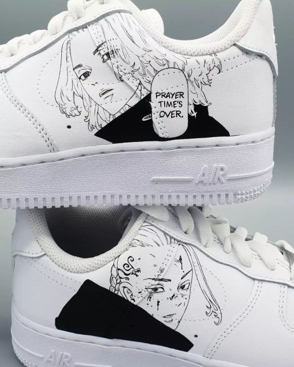 Mikey and Draken Custom Air Force 1