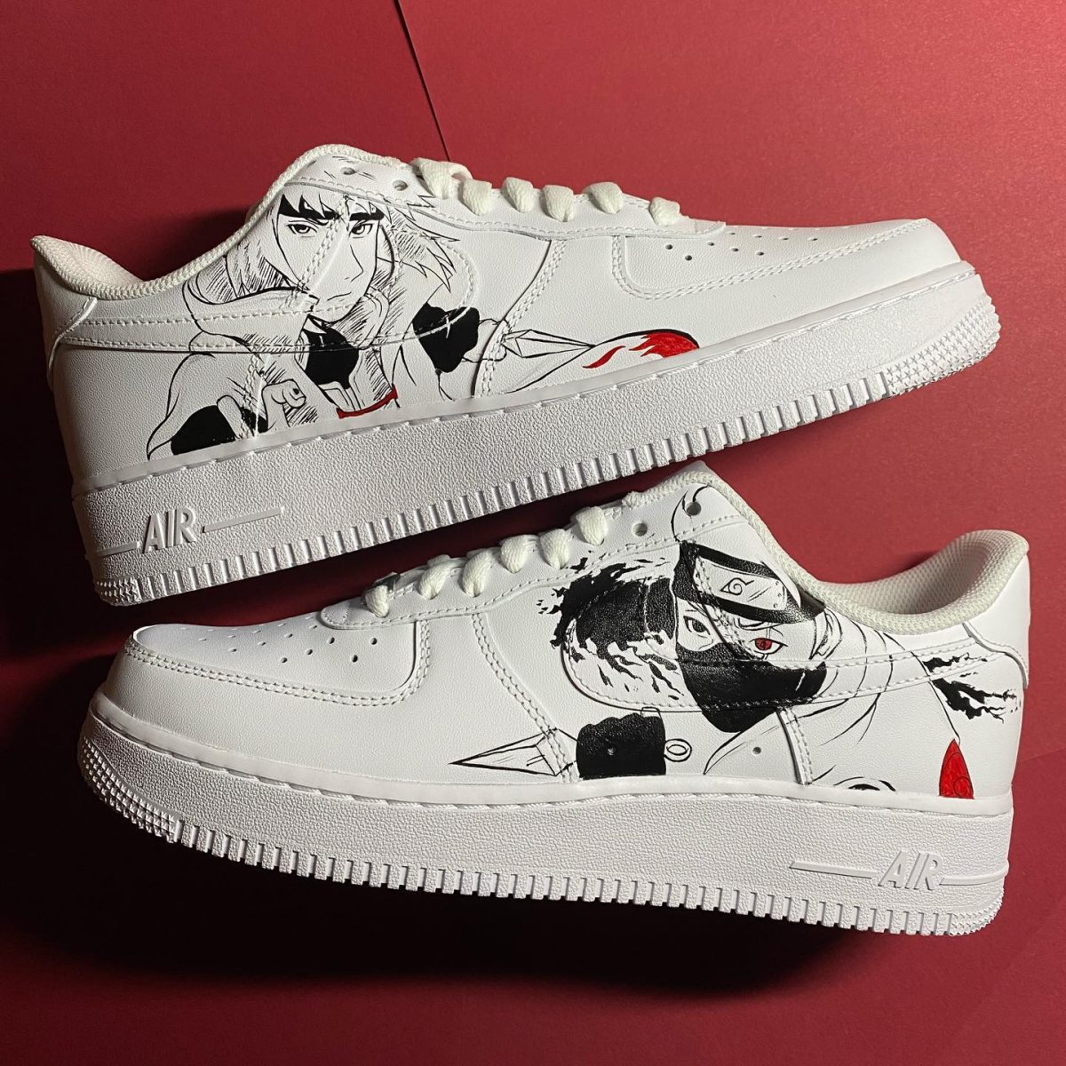 Minato and Kakashi Custom Air Force 1