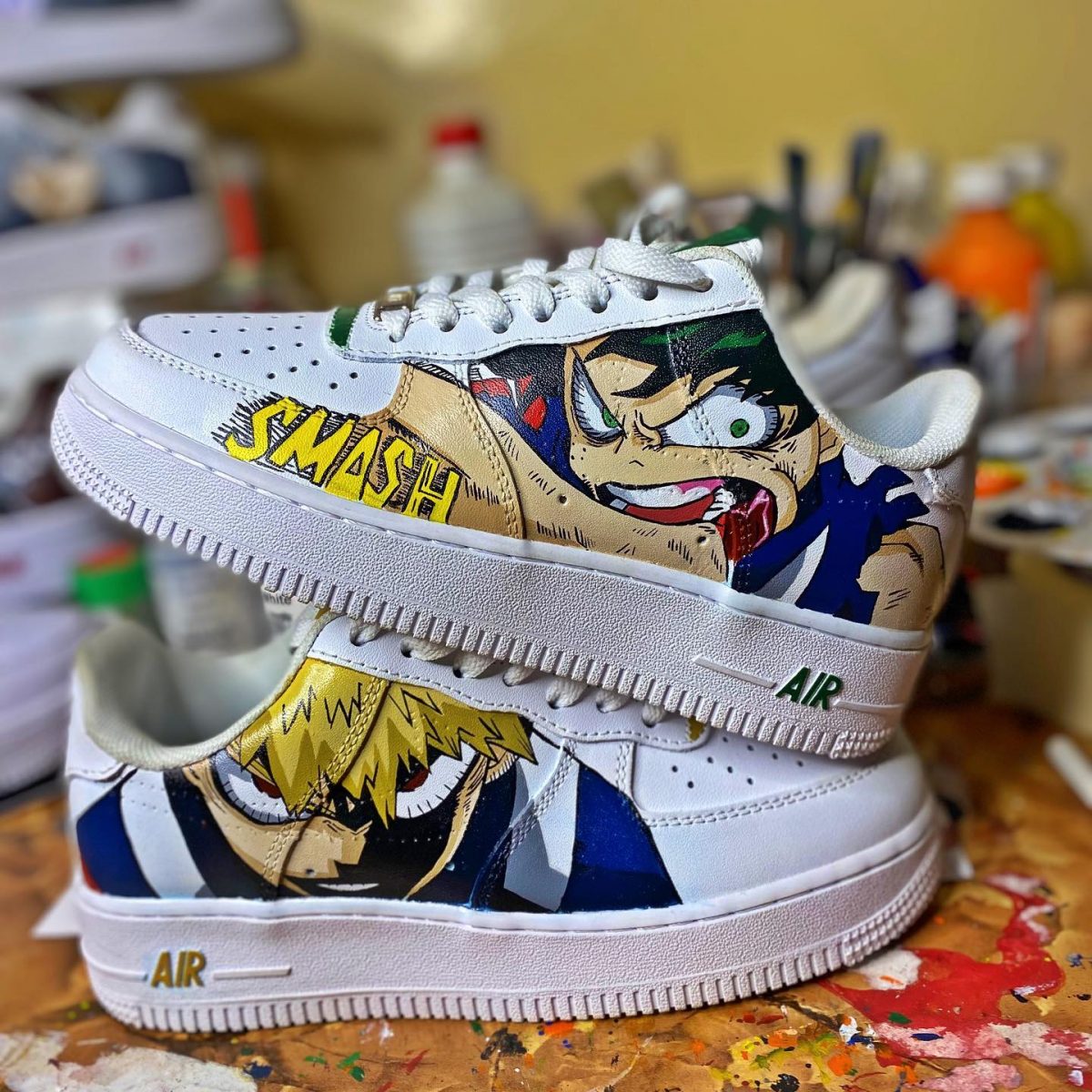 Inspired My Hero Academia Custom Air Force 1