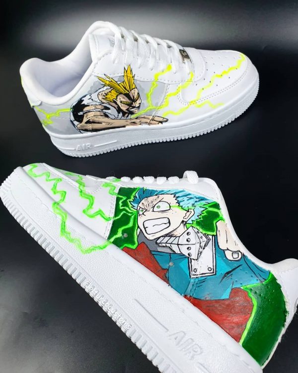 Midoriya and All Might Custom Air Force 1