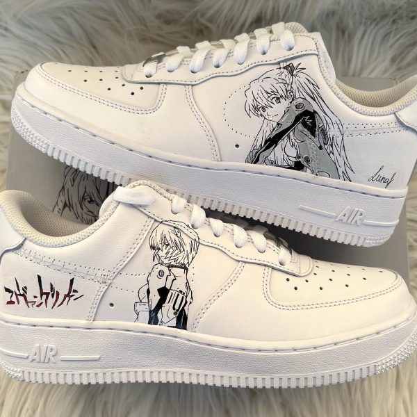 Neon Genesis Evangelion Inspired Custom Air Force 1