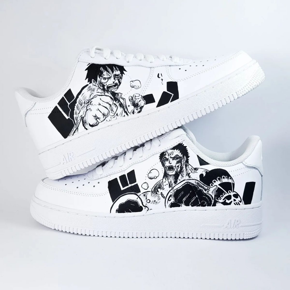 Luffy and Katakuri Custom Air Force 1