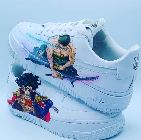 Luffy x Zoro Custom Air Force 1