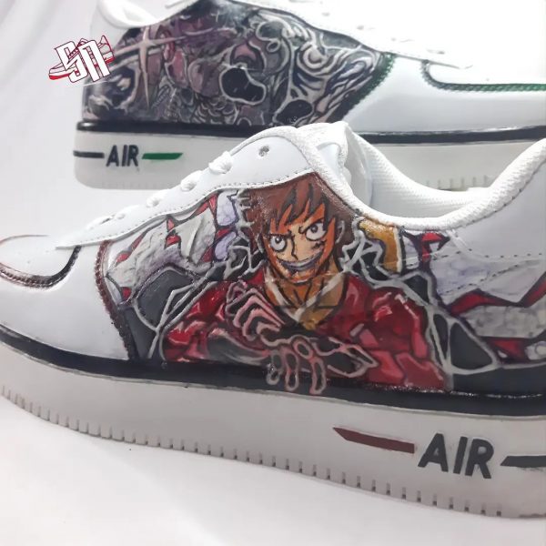 Luffy and Zoro Art Custom Air Force 1