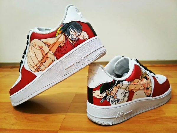 Luffy x Zoro Custom Air Force 1