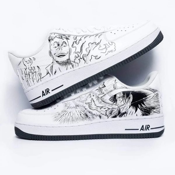 Marco and Ace Inspired Custom Air Force 1