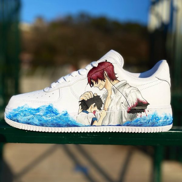 Shanks and Luffy Creative Custom Air Force 1