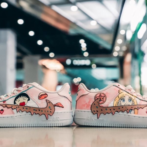 Pretty Soldier x Maruko-Chan Custom Air Force 1