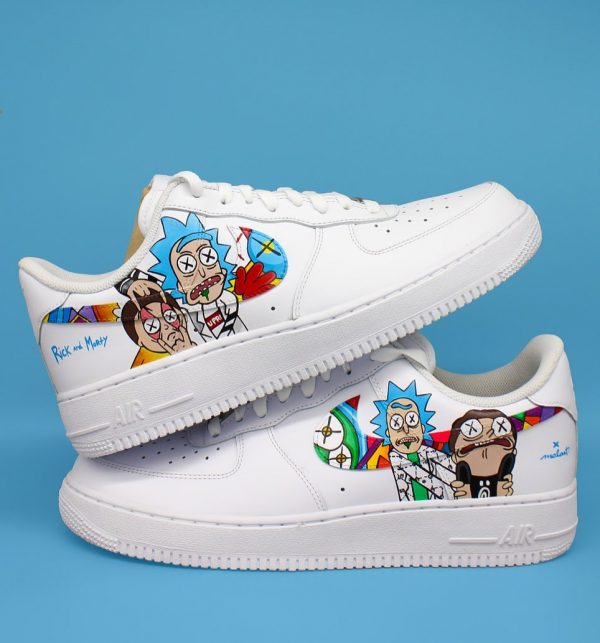 Rick and Morty Custom Air Force 1