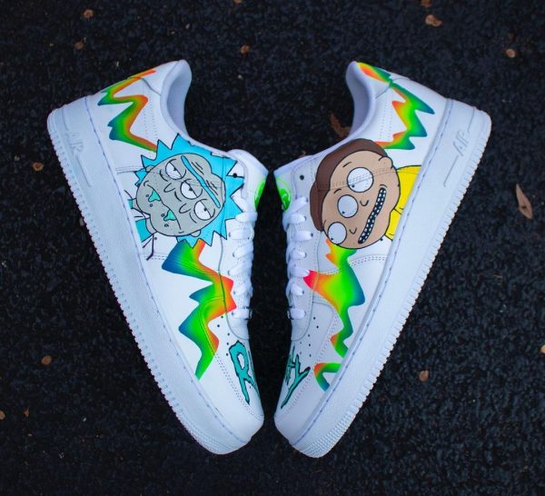 Rick and Morty Custom Air Force 1