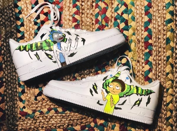 Rick and Morty Custom Air Force 1