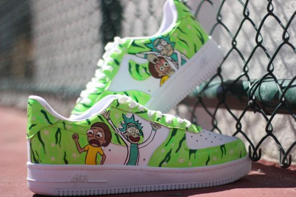 Rick and Morty Custom Air Force 1