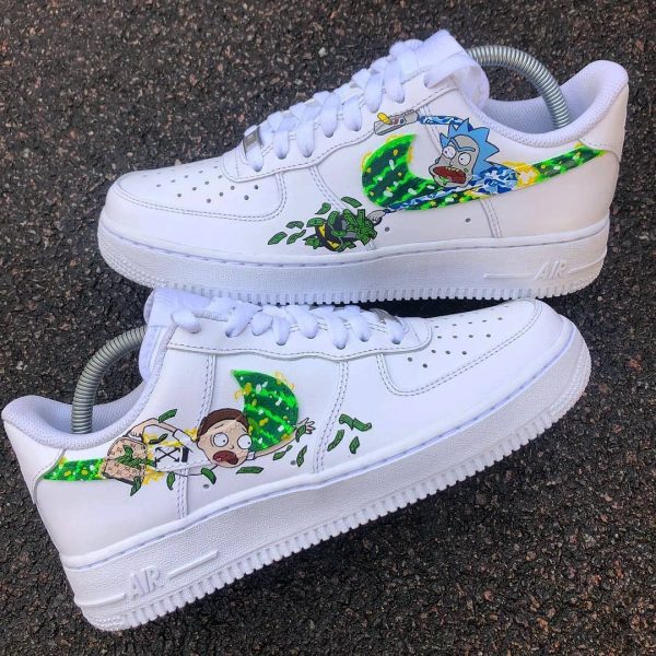 Rick and Morty Custom Air Force 1