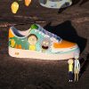 Rick and Morty Custom Air Force 1