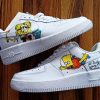 Simpsons and SpongeBob Custom Air Force 1