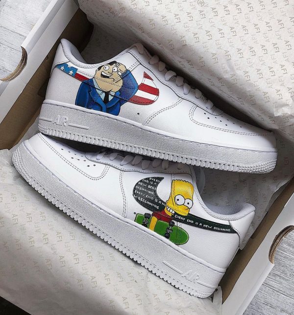 The Simpsons Custom Air Force 1