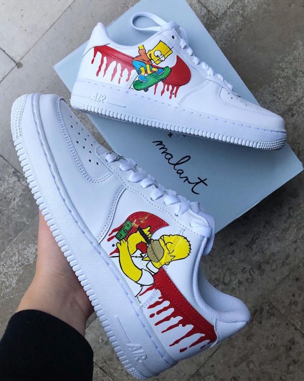 The Simpsons Custom Air Force 1