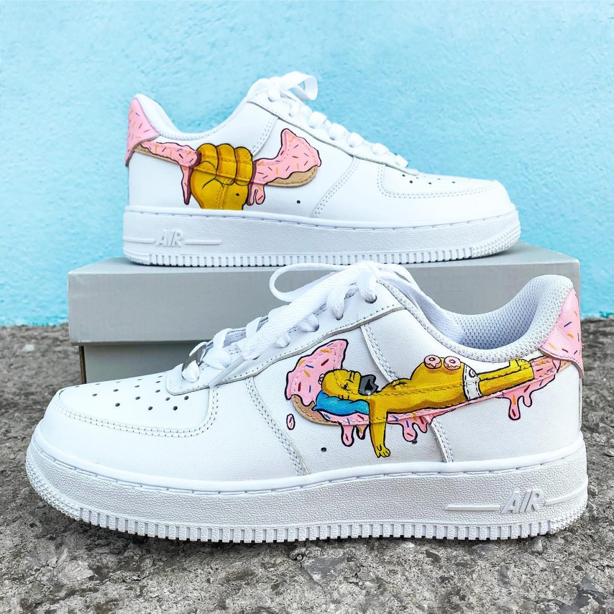 The Simpsons Custom Air Force 1