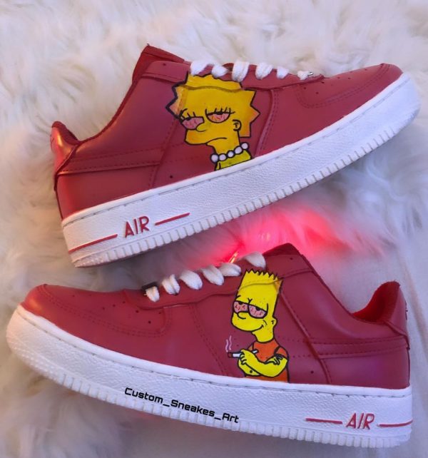 The Simpsons Custom Air Force 1