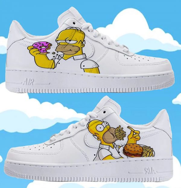 The Simpsons Custom Air Force 1