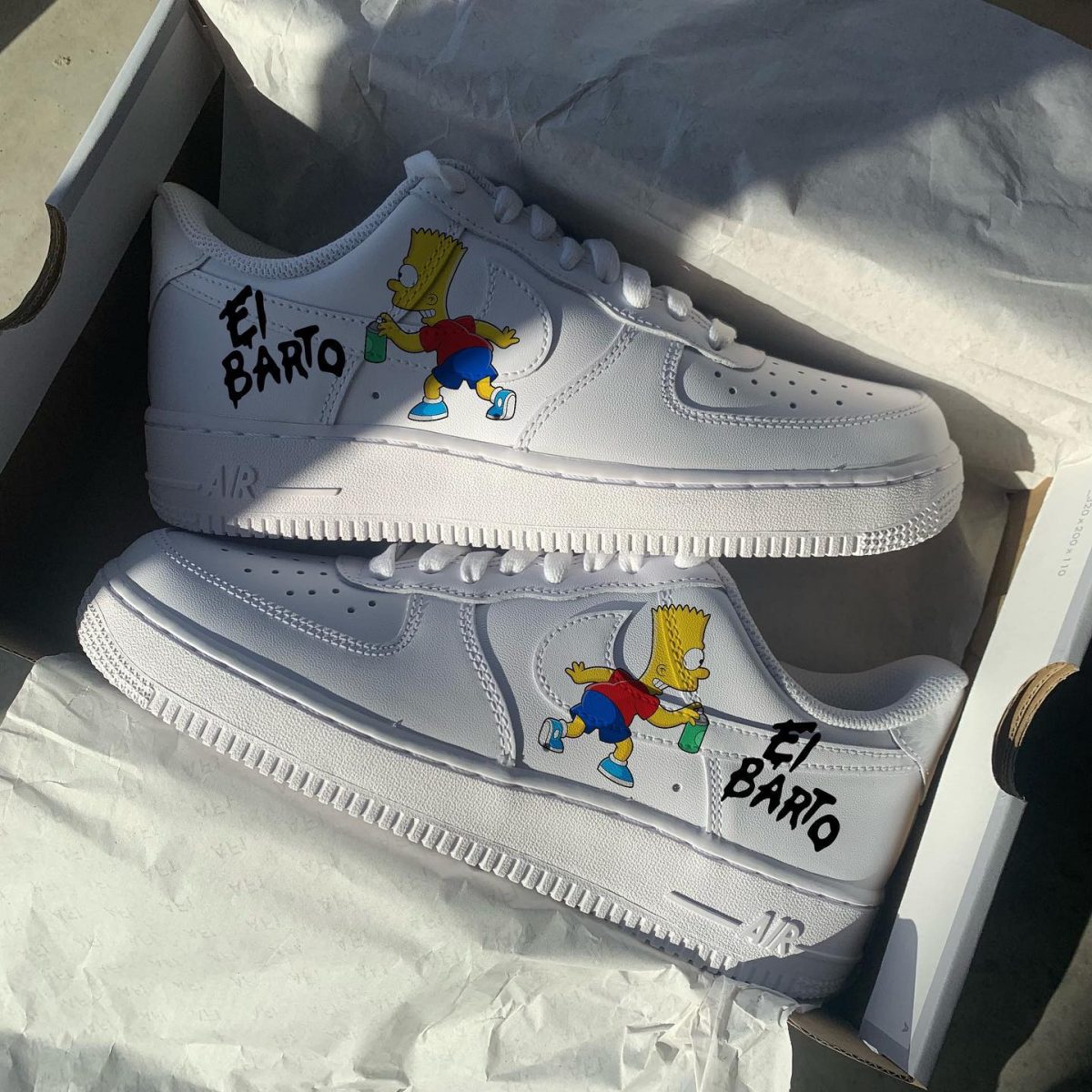 The Simpsons Custom Air Force 1