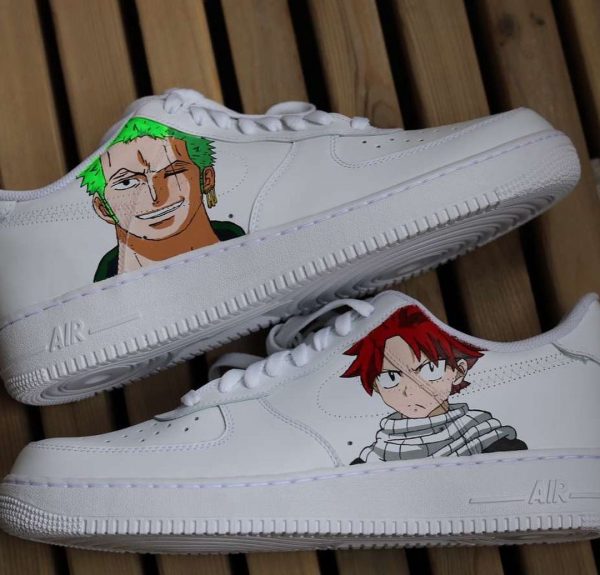 Zoro and Natsu Custom Air Force 1