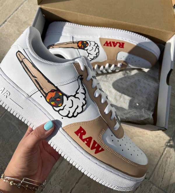 Raw Custom Air Force 1